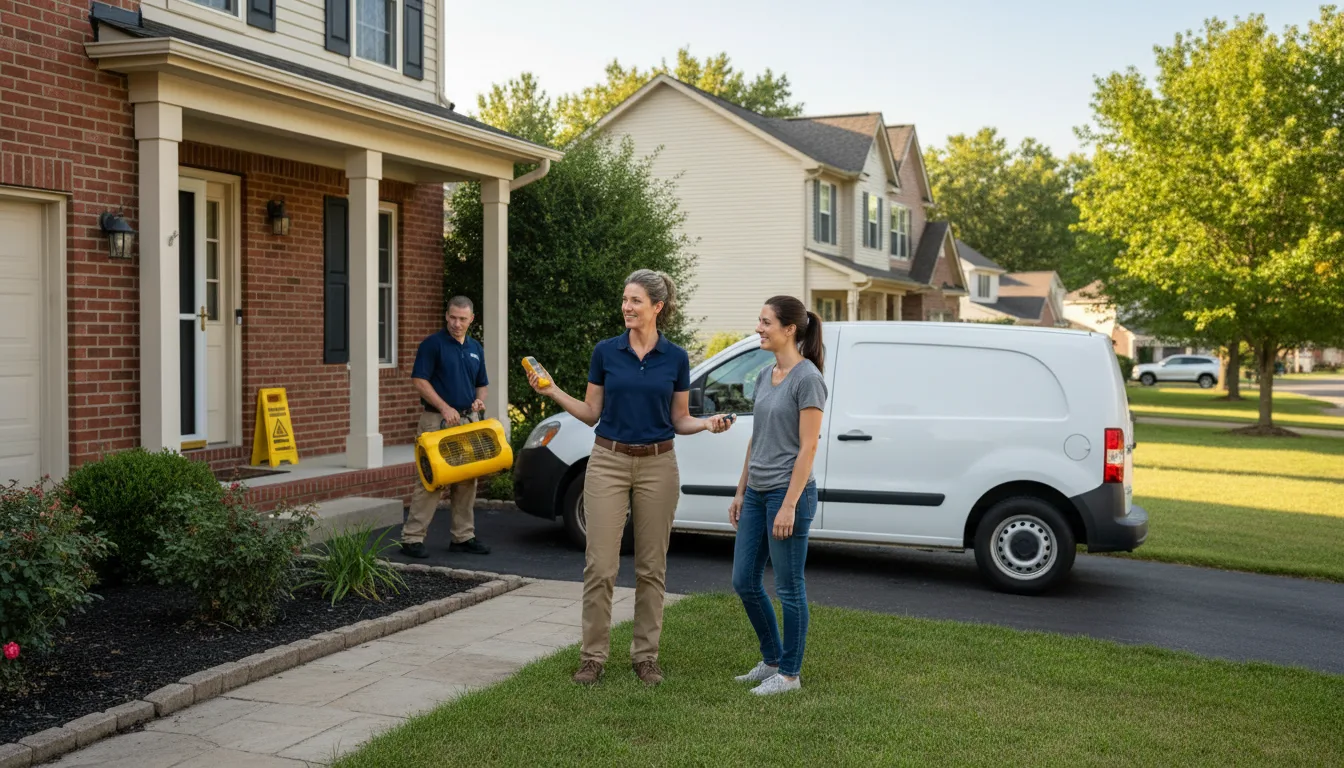 Residential water damage restoration in Mount Desert, ME